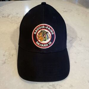 Chicago Blackhawks Denis Savard Heritage Night Black Hat